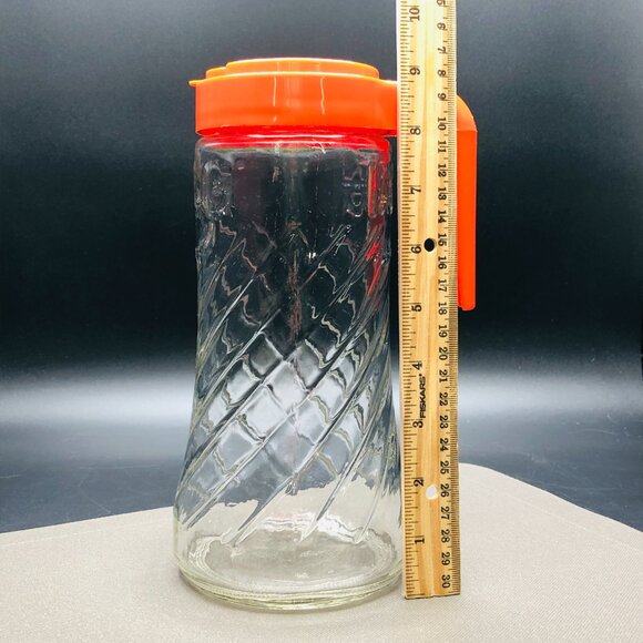 Vintage TANG Juice 1-Qt Orange Lid Glass Pitcher- Anchor Hocking: 80s Kitchen - Picture 14 of 14